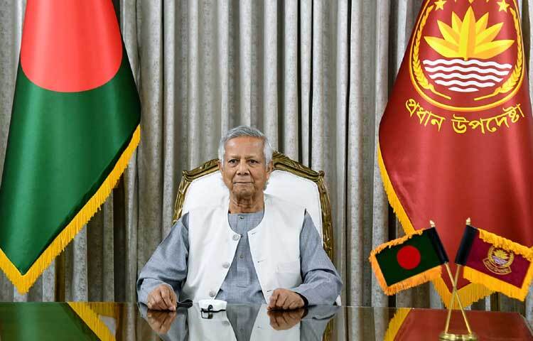 প্রধান উপদেষ্টা ড. মুহাম্মদ ইউনূস আজ ঢাকায় রাষ্ট্রীয় অতিথি ভবন যমুনায় মহান বিজয় দিবস উপলক্ষ্যে জাতির উদ্দেশে ভাষণ দেন। ছবি: পিআইডি