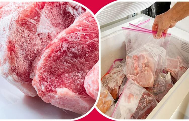 প্যাকেট করার সময় প্রয়োজন অনুযায়ী ছোট ছোট ভাগে ভাগ করে রাখলে ফ্রিজিং প্রক্রিয়া দ্রুত হবে এবং ব্যবহারের সময়ও সুবিধা হবে। হাড়সহ ও হাড় ছাড়া মাংস আলাদা করে রাখা ভালো। প্রতিটি প্যাকেট প্লাস্টিক ব্যাগ, জিপলক ব্যাগ বা ফয়েল পেপারে মুড়িয়ে রাখুন এবং বাতাস বের করে দিন, কারণ বাতাস থাকলে ব্যাকটেরিয়া দ্রুত গজিয়ে ওঠে।