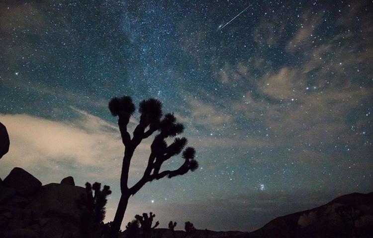 ২০১৫ সালে যুক্তরাষ্ট্রের ক্যালিফোর্নিয়ায় পারসিয়েডস উল্কাবৃষ্টি