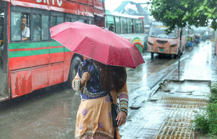 ঝিরি ঝিরি বৃষ্টির শব্দ যেন শহরের ব্যস্ততাকে মুহূর্তের জন্য থামিয়ে দিয়েছে।