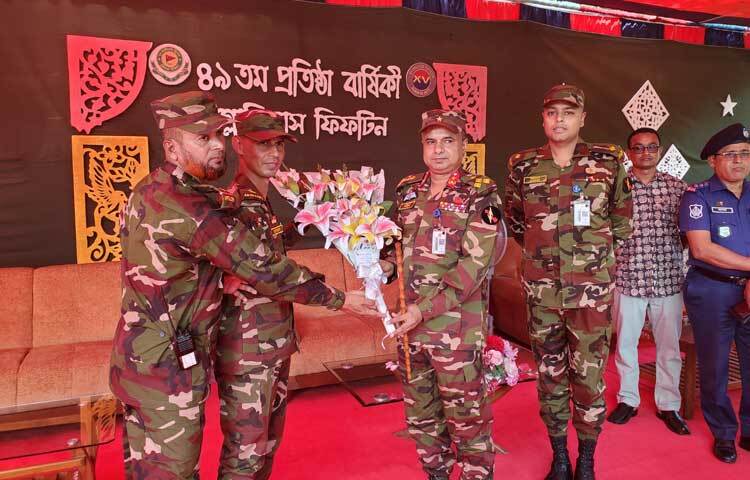 পাহাড়ে শান্তি, সম্প্রীতি ও ঐক্য প্রতিষ্ঠার লক্ষ্যে সবাইকে একযোগে কাজ করতে হবে বলে উল্লেখ করেছেন গুইমারা রিজিয়ন কমান্ডার ব্রিগেডিয়ার জেনারেল রাইসুল ইসলাম। ছবি: মুজিবুর রহমান ভুইয়া