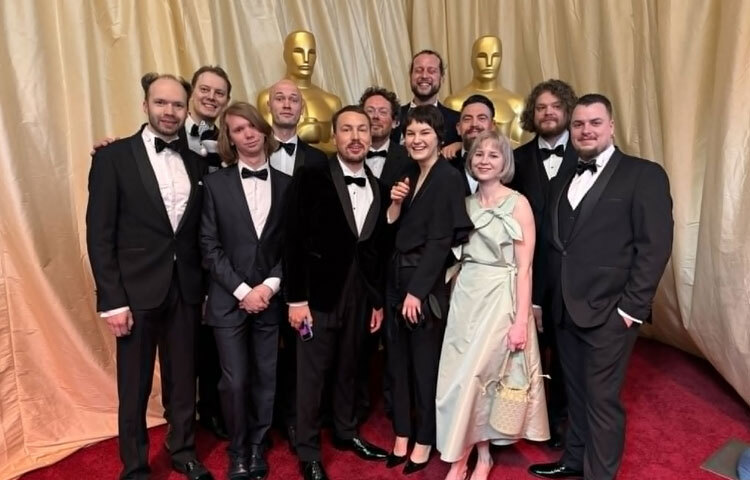 সেরা অ্যানিমেশন সিনেমার পুরস্কার জিতেছে ফ্যান্টাসি অ্যাডভেঞ্চার সিনেমা ‘ফ্লো’। ছবি: এক্স