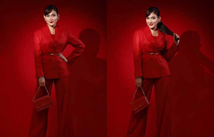 লাল পোশাকে কর্পোরেট লুকে কিছু ছবি শেয়ার করেছেন মেহজাবীন। সেখানেই বেশ স্টাইলিশ লাগছিল তাকে।