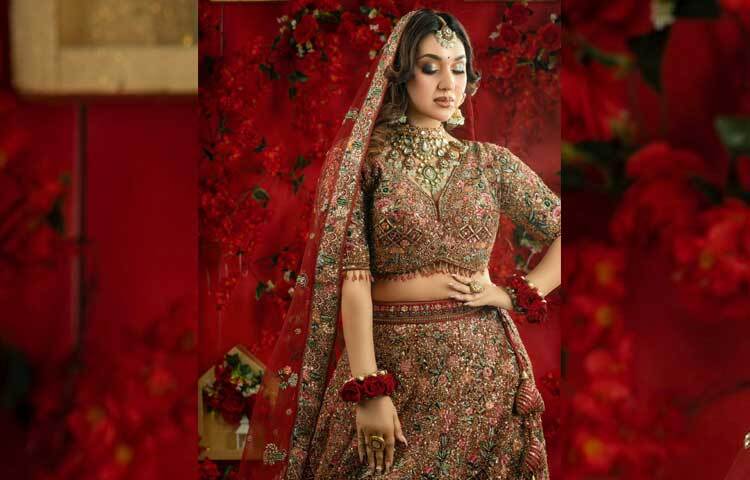 সম্প্রতি বউ সাজে সামাজিক যোগাযোগমাধ্যমে বেশকিছু ছবি শেয়ার করেছেন অভিনেত্রী।