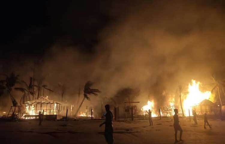 পুড়ে যাওয়া রিসোর্টগুলো হলো- বিচ ভ্যালি ইকো রিসোর্ট ও কিংশুক ইকো রিসোর্ট।