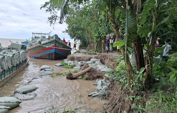 এদিকে ভাঙন রোধে মিজানপুর মহাদেবপুরের পূর্ব ও মধ্যপাড়ায় জরুরি আপদকালীন বালুভর্তি জিও ব্যাগ ফেলার কাজ শুরু হলেও এখন পর্যন্ত গোয়ালন্দের দেবগ্রামের মুন্সিবাজার ভাঙন কবলিত এলাকায় নেওয়া হয়নি কোনো পদক্ষেপ।