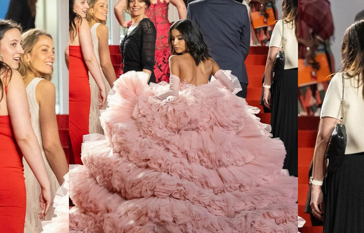 এবারের ৭৭ তম কান চলচ্চিত্র উৎসবে নিজের ডিজাইন করা পোশাকে নিজেই রেড কার্পেট আলো করেছেন ন্যান্সি। তার লুক এখন ফ্যাশন দুনিয়ায় আলোচনার তুঙ্গে। ছবি: ইনস্টাগ্রাম