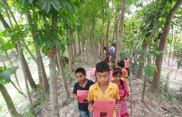 প্রতি শুক্র ও শনিবারসহ সরকারি বন্ধের দিনে খোলা থাকে এই স্কুল। ছবি: জাগো নিউজ