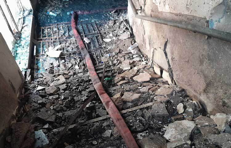 আগুনে সচিবালয়ের ৭ নম্বর ভবনের অন্তত তিনটি তলা ব্যাপকভাবে ক্ষতিগ্রস্ত হয়েছে।