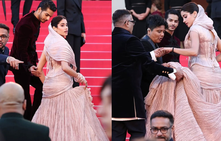 সবচেয়ে চোখে পড়ার মতো অংশ ছিল পোশাকের নিচের দিকের কাঁচা-আনকাট প্রান্ত, যা ইচ্ছাকৃতভাবেই অপরিবর্তিত রাখা হয়েছে। এতে ফুটে উঠেছে বুননের আদি সৌন্দর্য ও ভারতীয় তাঁতের প্রতি শ্রদ্ধা।