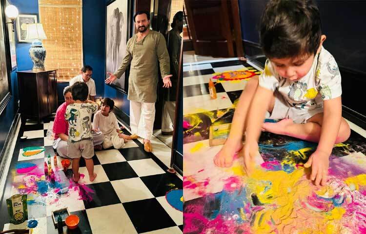 সাইফ-কারিনা দম্পতির দুই পুত্র তৈমুর ও জাহাঙ্গীরের খেলার ঘরের মেঝেও কাঠের। দেওয়ালে হালকা রং। সেখানেই আছে তাদের জন্য গান শোনা, সিনেমা দেখার ব্যবস্থা। আরও আছে খেলাধুলোর জন্য প্রশস্ত জায়গা।