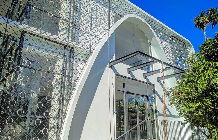 দৃষ্টিনন্দন এ মসজিদটি খুব অল্প সময়ই সবার কাছে পরিচিত হয়ে উঠেছে। ছবি: জহিরুল হাসান মাহিম