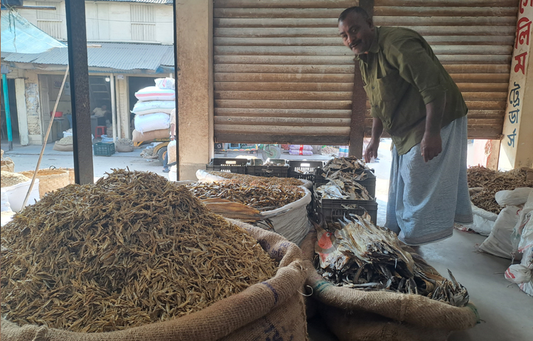 গুণগতমানের দিক থেকে জামালপুরের পাট ছিল দ্বিতীয় স্থানে। সেই পাট বেচাকেনা হতো এই হাটে। কিন্তু সরকারি ও বেসরকারি পৃষ্ঠপোষকতার অভাবে দিনদিন এর জৌলুশ হারাতে থাকে। ছবি: নাসিম উদ্দিন