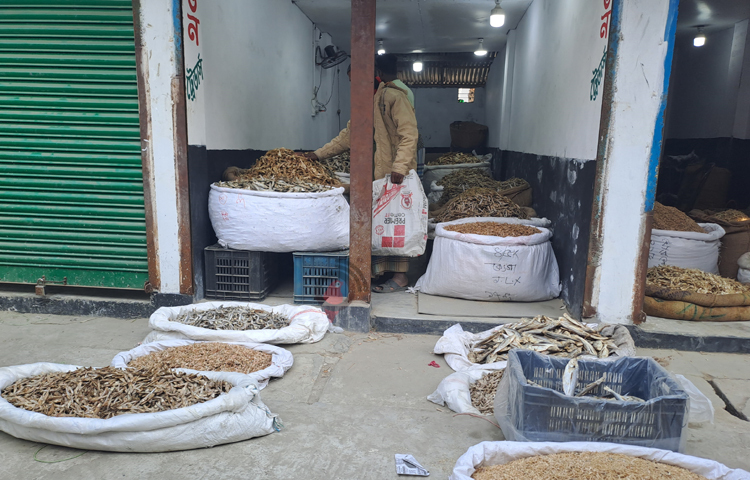 রানীগঞ্জ হাটে ৩৫টি শুঁটকির আড়ত রয়েছে। আড়তগুলোকে ঘিরে কর্মসংস্থান হয়েছে সহস্রাধিক মানুষের। প্রতিদিন বেচাবিক্রি হলেও সপ্তাহের শনি ও মঙ্গলবার এখানে জমজমাট শুঁটকির বাজার বসে। এইদিন দেশের বিভিন্ন প্রান্ত থেকে পাইকারি ক্রেতার সমাগম হয়। ছবি: নাসিম উদ্দিন