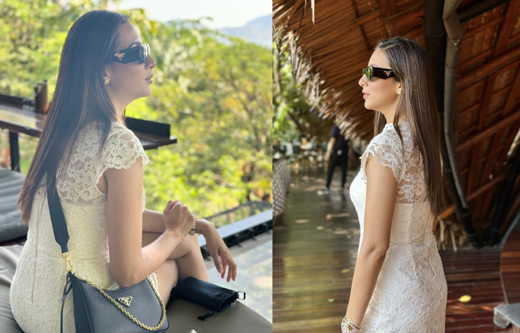 পোস্টের ক্যাপশনে মিম লিখেছেন, স্বর্গের একটি টুকরা। ছবি: মিমের ফেসবুক থেকে