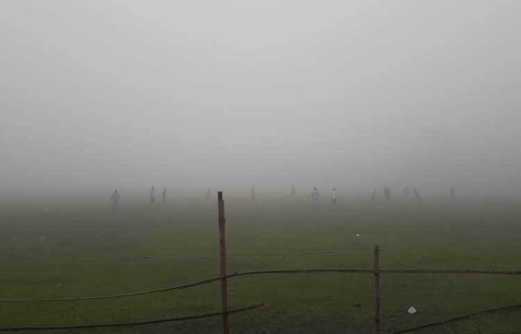 ভোরে ঘাসের ডগায় টলমল করছে শুভ্র শিশির।