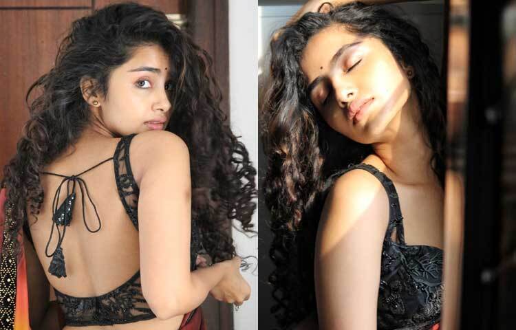 কাজল কালো চোখ আর খোলা চুলে নজরকাড়া নায়িকা।