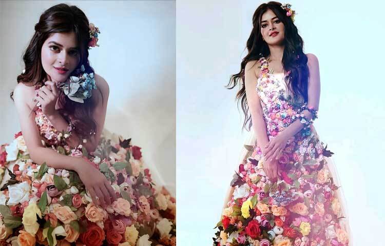 অনেক দিন ধরেই মধুমিতার শখ ছিল ইউনিক কিছু করার। ফুলের নজরকাড়া গাউনে শোভা ছড়িয়ে নিজের শখ পূরণ করলেন নায়িকা।