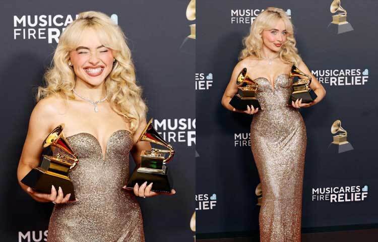 বেস্ট পপ ভোকাল অ্যালবাম ও বেস্ট পপ সলো পারফরম্যান্সের জন্য পুরষ্কার পেয়েছেন সাবরিনা কার্পেন্টার।