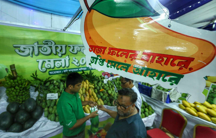 এবারের মেলার প্রাতিপাদ্য ‘দেশি ফল বেশি খাই, আসুন ফলের গাছ লাগাই’ যেন সময়োপযোগী এক বার্তা হয়ে ছড়িয়ে পড়েছে মেলা জুড়ে।