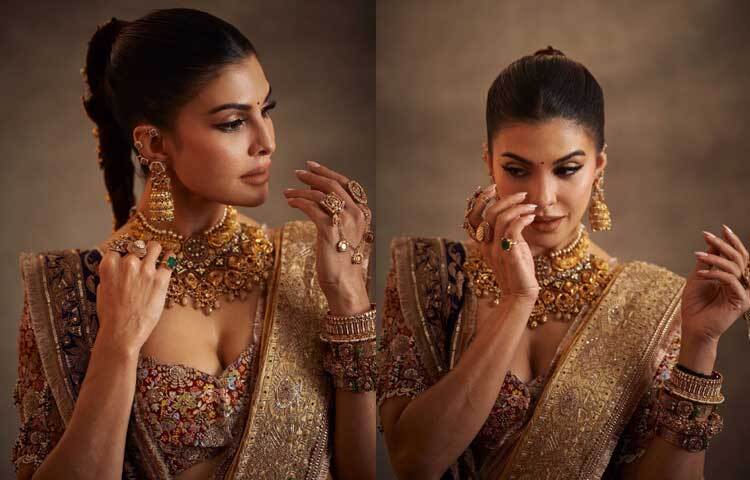 রাজকীয় সাজে বেশ লাস্যময়ী রূপে ধরা দিয়েছেন এই নায়িকা। ছবি: ইনস্টাগ্রাম