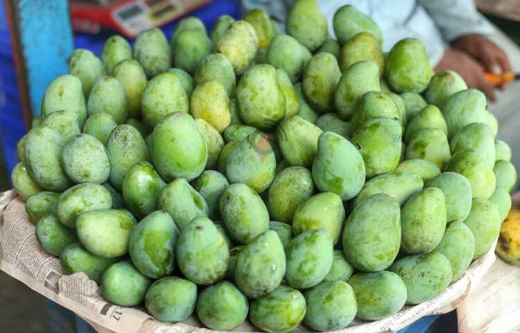 লিচু ছাড়াও বাজারে এসেছে সাতক্ষীরার বিখ্যাত গোপালভোগ, হিমসাগর ও ল্যাংড়া জাতের আম। ছবি: মাহবুব আলম