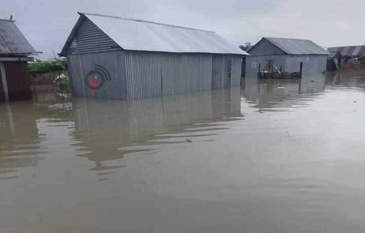 পানি বাড়ায় সদর উপজেলার কামারজানি, মোল্লারচর, গিদারি, ঘাগোয়া ও ফুলছড়ি উপজেলার এরান্ডাবাড়ি , ফুলছড়ি ও ফজলুপুর এবং সুন্দরগঞ্জ উপজেলার তারাপুর, হরিপুর ইউনিয়ন ও সাঘাটা উপজেলা ভরতখালী ও হলদিয়া ইউনিয়নের নিম্নাঞ্চল প্লাবিত হয়েছে। ছবি: এ এইচ শামীম