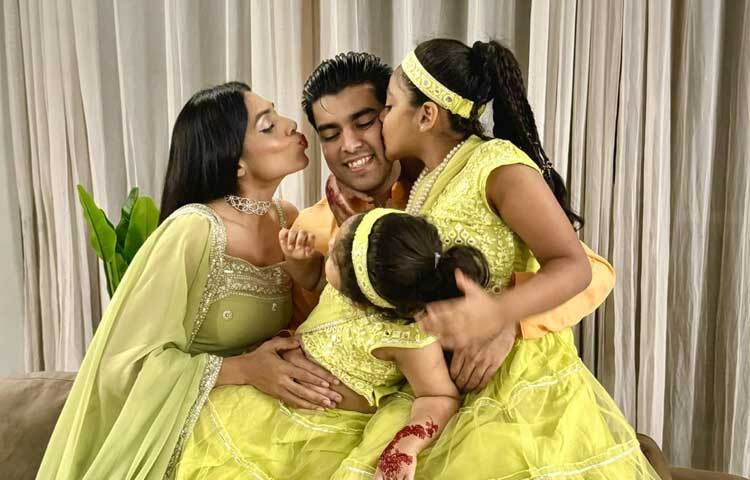 খারাপ ছেলেটি এখন দুই মেয়ে ও স্ত্রীকে নিয়ে সুখের সংসারে ব্যস্ত।  ছবি: ফেসবুক থেকে