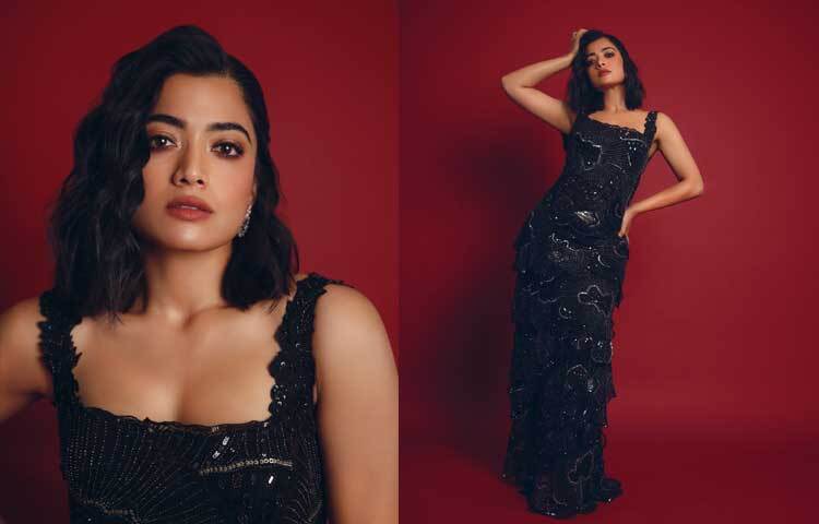 স্লিভলেস লং সিকুয়েল গ্রাউনে অপরূপ নায়িকা।