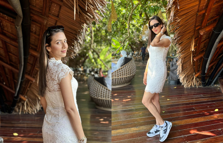 সাদা টপসে দারুণ লাগছিল মিমকে। ছবি: মিমের ফেসবুক থেকে