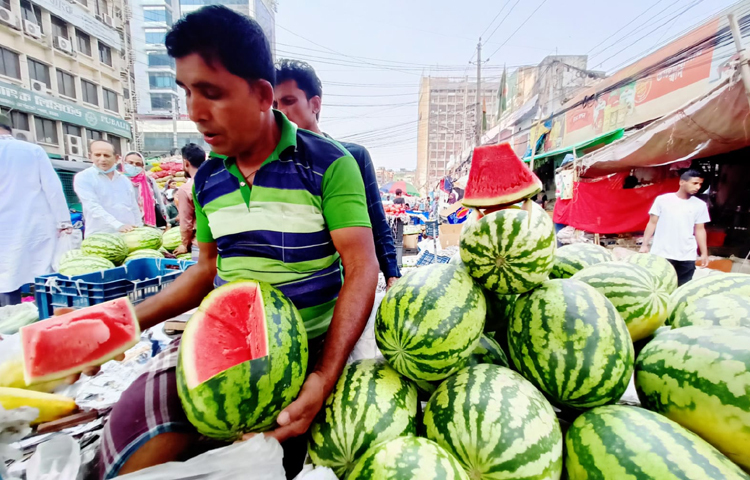 পিস বিক্রি হচ্ছে আকারভেদে ৪০০-৬০০ টাকায়। ছবি: মাহবুব আলম