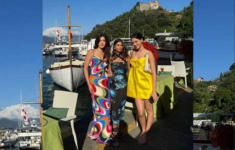 অভিনেতা চাঙ্কি পাণ্ডের মেয়ে অনন্যা পাণ্ডে ও শাহরুখ খানের কন্যা সুহানা খানের সঙ্গে সবসময়ই পার্টিতে দেখা যায় তাকে। ছবি: ইনস্টাগ্রাম