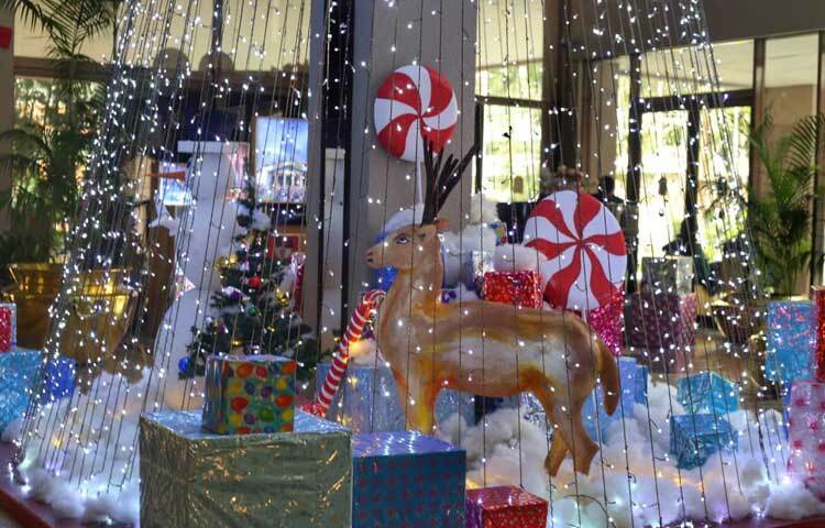 চার্চ ও হোটেলগুলো সাজানো হয়েছে ক্রিসমাস ট্রি, সান্তাক্লজের কার্টুন, নানা ধরনের উপহার ও আলোকসজ্জায়।