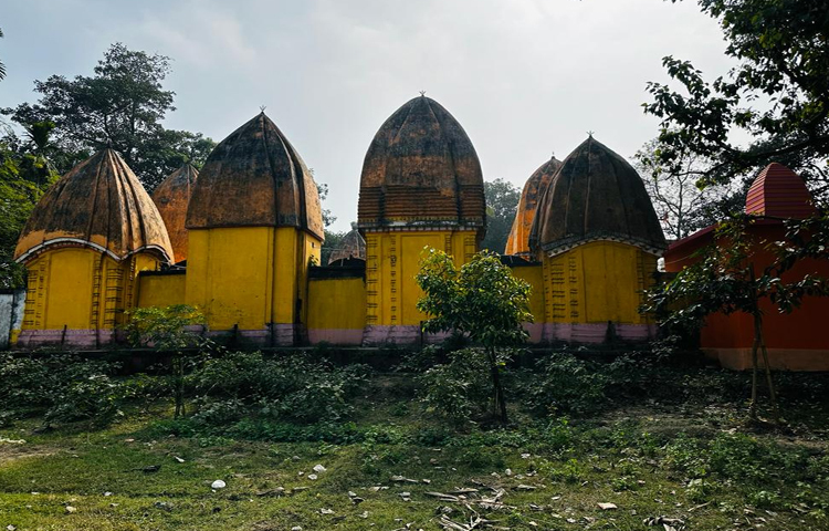 এ মন্দিরটি নির্মাণের সঠিক তথ্য পাওয়া যায়নি। তবে লোকমুখে প্রচলিত আছে রাজা বল্লাল সেন শিবের উপাসক ছিলেন বলে তিনি এই মন্দির স্থাপন করেছিলেন। ছবি: আব্দুল্লাহ হেল বাকী