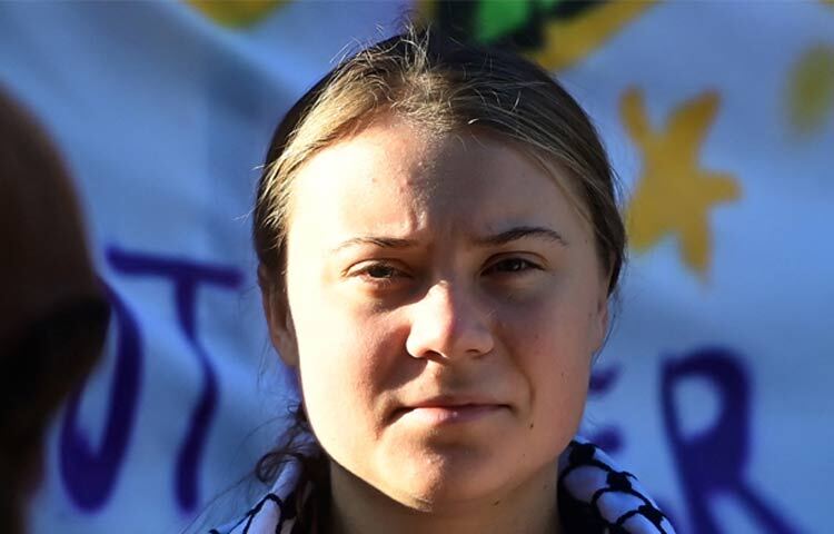 পরিবেশবাদী কর্মী গ্রেটা থুনবার্গকে ছেড়ে দিয়েছে ইসরায়েল। এরই মধ্যে তিনি সুইডেনের উদ্দেশে ইসরায়েল ছেড়েছেন। ইসরায়েলের কর্তৃপক্ষ এ তথ্য জানিয়েছে। ছবি: এএফপি (ফাইল)