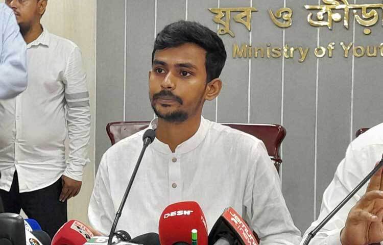 শেখ হাসিনা জাতীয় যুব ইনস্টিটিউটের নাম পরিবর্তন করা হচ্ছে বলে জানিয়েছেন যুব ও ক্রীড়া উপদেষ্টা আসিফ মাহমুদ সজীব ভূঁইয়া। ছবি: মাসুদ রানা