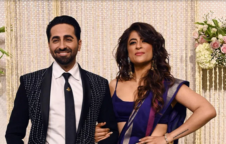 ইরা-নূপুরকে শুভেচ্ছা জানাতে হাজির হয়েছিলেন আয়ুষ্মান খুরানা ও তাহিরা কাশ্যপ। ছবি: সংগৃহীত