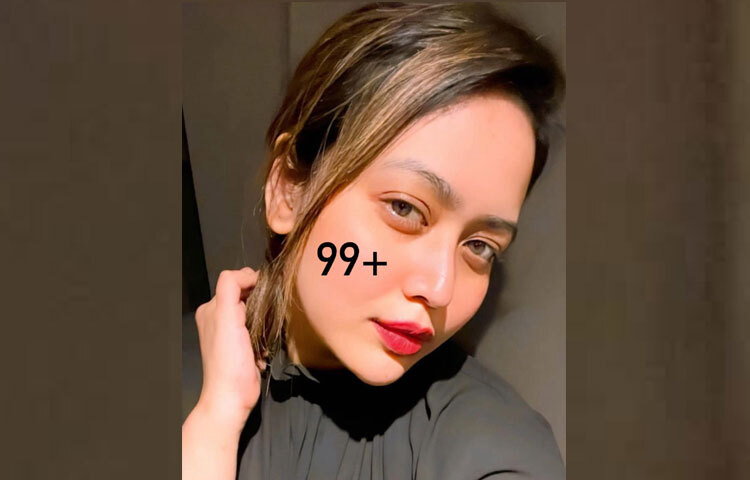 গালে ৯৯+ লিখে ভাবনা ক্যাপশনে নারীদের উৎসাহিত করতে লিখেছেন, ‘তোমার নম্বরের গল্প বলো, আরো জোরে আওয়াজ তোলো’।