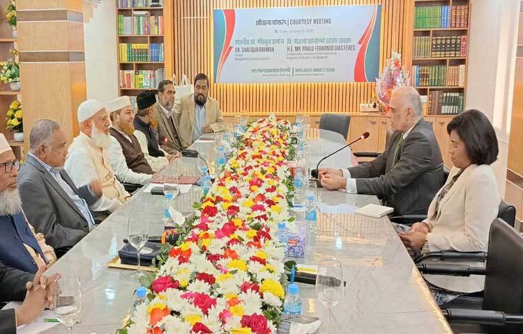 বিএনপির সঙ্গে জামায়াতের তেমন কোনো বিরোধ নেই বলে মন্তব্য করেছেন দলটির নায়েবে আমির ডা. সৈয়দ আব্দুল্লাহ মোহাম্মদ তাহের। ছবি: আবদুল্লাহ আল মিরাজ