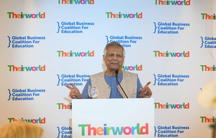 নিউইয়র্কে জাতিসংঘ সদর দপ্তরে সামাজিক ব্যবসা, যুব ও প্রযুক্তি বিষয়ক জাতিসংঘের উচ্চ পর্যায়ের পার্শ্ব অনুষ্ঠানে প্রধান উপদেষ্টা অধ্যাপক মুহাম্মদ ইউনূস নিম্নলিখিত মূল বক্তব্য প্রদান করেন।