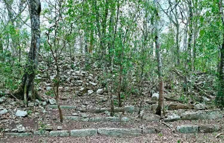 মেক্সিকোর গভীর জঙ্গলে বহু প্রাচীন এক শহরের ধ্বংসাবশেষের সন্ধান পাওয়া গেছে। শহরটিতে পরিত্যক্ত অবস্থায় পড়ে রয়েছে পিরামিডের মতো ভবন ও পাথরের স্তম্ভসহ আরও অনেক স্থাপনা। গবেষকদের দাবি, এটি প্রাচীন মায়া সভ্যতার একটি শহর। ছবি: সংগৃহীত