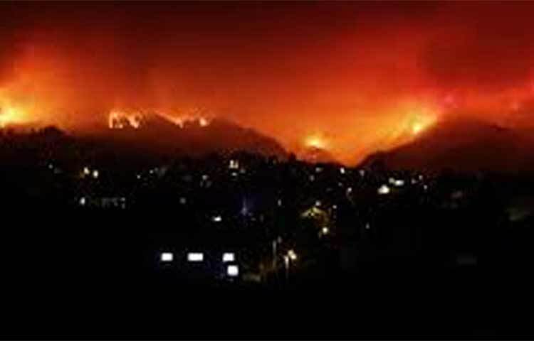 স্পেনের টেনেরিফ দ্বীপের দাবনাল কোনোভাবেই নিয়ন্ত্রণে আসছে না। এজন্য সেখানের আরও মানুষকে উদ্ধার করে সরিয়ে নেওয়া হচ্ছে। তবে গুরুত্বপূর্ণ পর্যটন এলাকায় আগুন এখনো ছড়ায়নি। গরম ও শুষ্ক আবহাওয়ার মধ্যে গত বুধবার স্পেনের সর্বোচ্চ শিখর মাউন্ট টাইডে আগ্নেয়গিরির চারপাশে একটি পাহাড়ি জাতীয় উদ্যানে আগুন ছড়িয়ে পড়ে। ছবি: সংগৃহীত