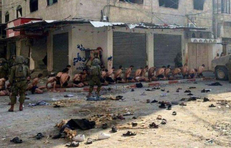 গাজার উত্তরাঞ্চল এবং খান ইউনিসকে ঘিরে যখন তীব্র লড়াই চলছে ঠিক তখনই সামাজিক যোগাযোগ মাধ্যমে একটি ভিডিও ছড়িয়ে পড়েছে। সেখানে ইসরায়েলি বাহিনীর হাতে আটক হওয়া ফিলিস্তিনি পুরুষদের নির্যাতনের চিত্র উঠে এসেছে। ছবি: সংগৃহীত