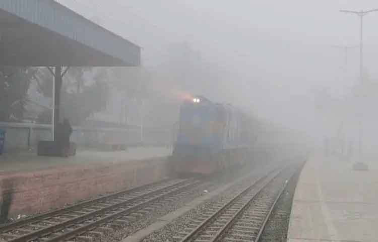 বছরের শুরুতেই কনকনে শীতে কাঁপছে উত্তরের জেলা দিনাজপুর। হিমেল বাতাস আর ঘন কুয়াশার চাদরে ঢাকা পড়ছে জনপথ। তীব্র এই ঠান্ডায় সাধারণ মানুষের পাশাপাশি গবাদি প্রাণিরাও কাহিল হয়ে পড়েছে।  ছবি: এমদাদুলহক মিলন