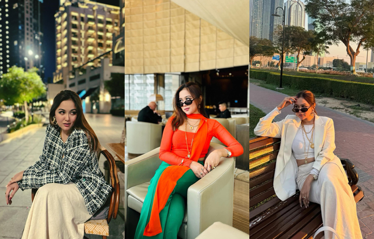 চমকের দুবাই ভ্রমণের কিছু মুহূর্ত। ছবি: ফেসবুক থেকে