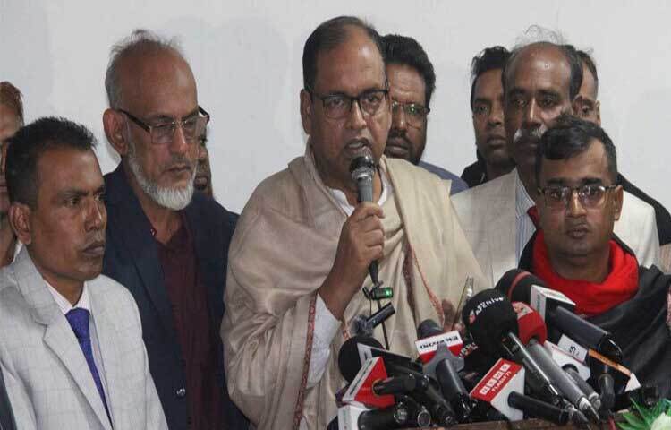 বর্তমান অন্তর্বর্তী সরকারের দেওয়া আশ্বাস অনুযায়ী নির্বাচন না হলে জনগণের মনে সন্দেহের সৃষ্টি হবে বলে মন্তব্য করেছেন বিএনপির ভাইস চেয়ারম্যান শামসুজ্জামান দুদু। ছবি: জাগো নিউজ