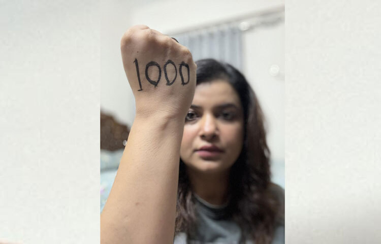 শবনম ফারিয়া জানান ‘১০০০’