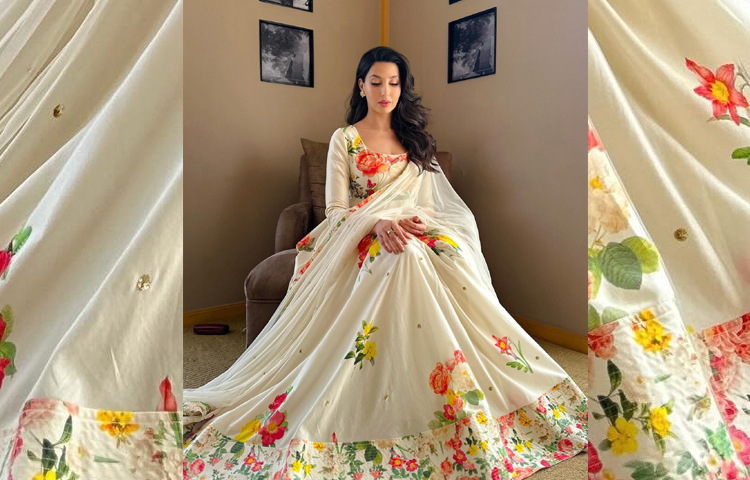 সম্প্রতি এক অন্যরকম রূপে দেখা মিলেছে এই লাস্যময়ী তারকার। নোরাকে বেশিরভাগ সময়ই পশ্চিমা পোশাকে দেখা যায়। তবে সামাজিক যোগাযোগ মাধ্যম ফেসবুকে শেয়ার করা কিছু ছবিতে একেবারেই ভিন্ন রূপে ধরা দিয়েছেন এই অভিনেত্রী। ছবি: ফেসবুক