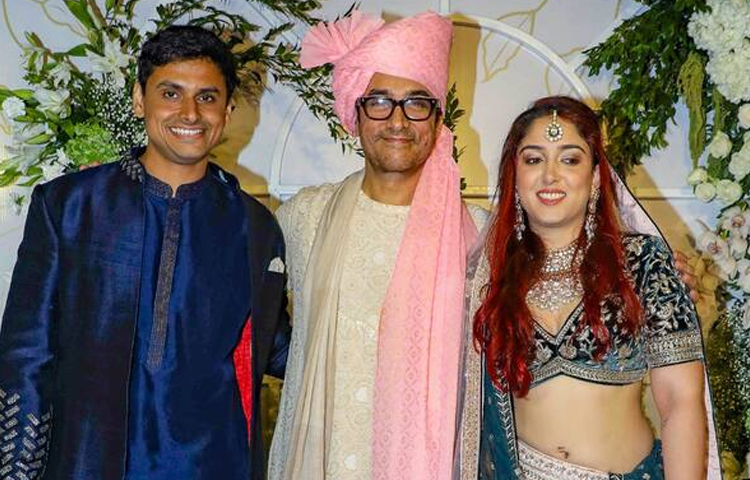 ১০ জানুয়ারি রাজস্থানের উদয়পুরে বসেছিল বলিউডের মিস্টার পারফেকশনিস্ট আমির খানের মেয়ে ইরা খানের বিয়ের আসর। বর আমির খানের জিম ট্রেইনার নূপুর শিখর। ছবি: সংগৃহীত