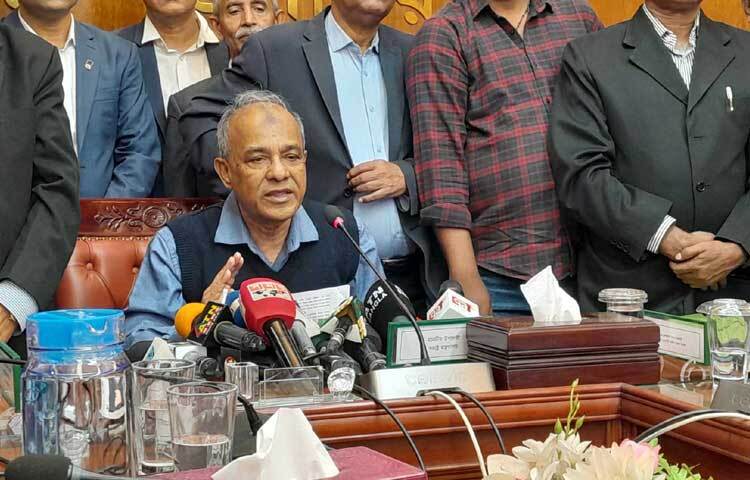 বর্ডারে (সীমান্তে) অবৈধ অনুপ্রবেশ কোনোভাবেই বরদাস্ত করা হবে না বলে জানিয়েছেন স্বরাষ্ট্র উপদেষ্টা লেফটেন্যান্ট জেনারেল (অব.) মো. জাহাঙ্গীর আলম চৌধুরী। ছবি: মাসুদ রানা